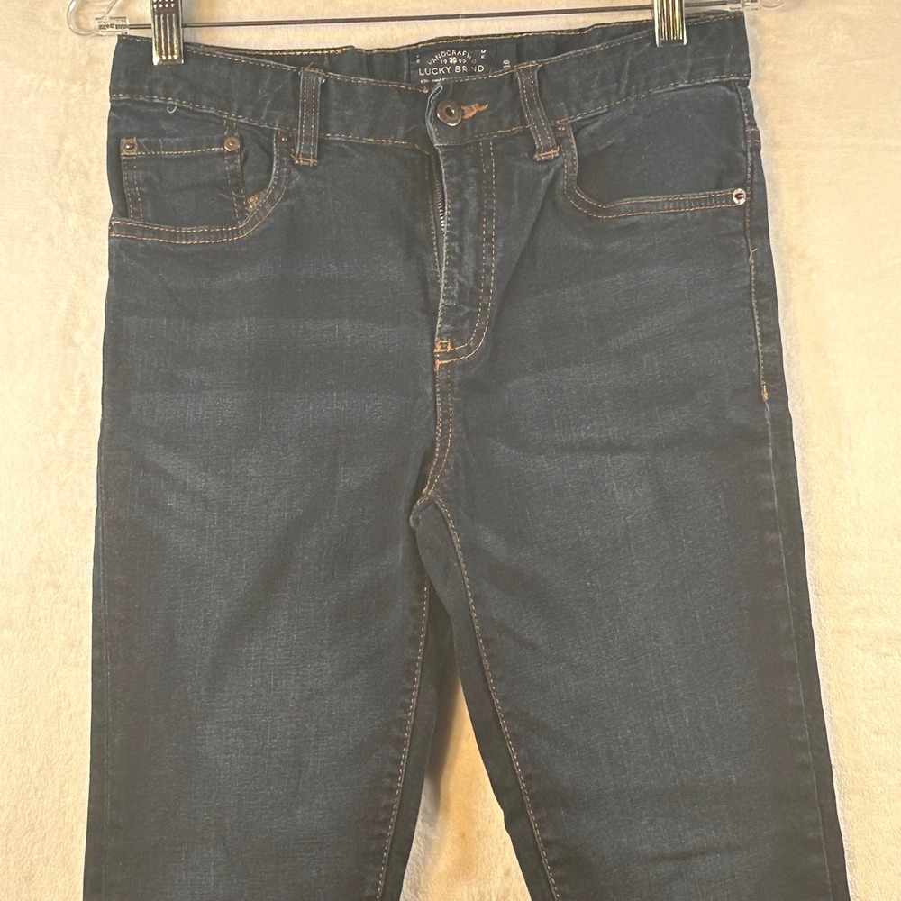 Lucky Brand Womens Jeans Size 16 Dark Wash Slim Fit Cotton Blend - Picture 3 of 9